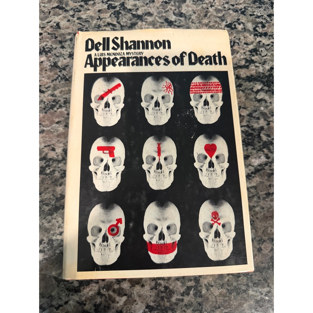 Appearances of Death Dell Shannon Luis Mendoza Mystery 1977 Hardcover First Ed